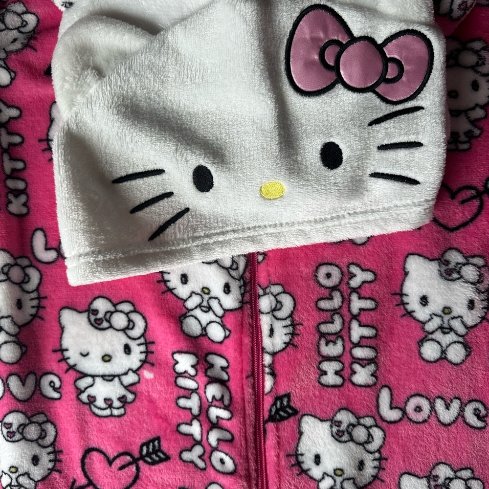 Hello Kitty Pink and White Onesie Pajama